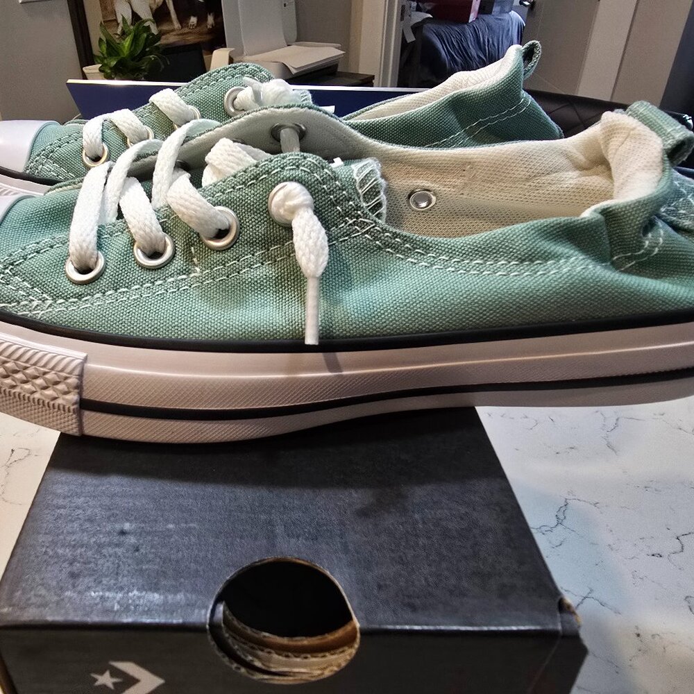 Woman's Shoes Converse Chuck Taylor All Star Shoreline Slip-On Sneaker Size 7